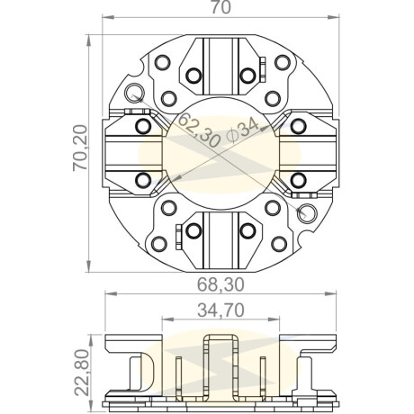 PORTA CARBONES - MITS.HYUNDAI MIGHTY 7X18X18.5 FJSX.190 UNIFAP PORTA CARBONES - MITS.HYUNDAI MIGHTY 7X18X18.5 FJSX.190 UNIFAP