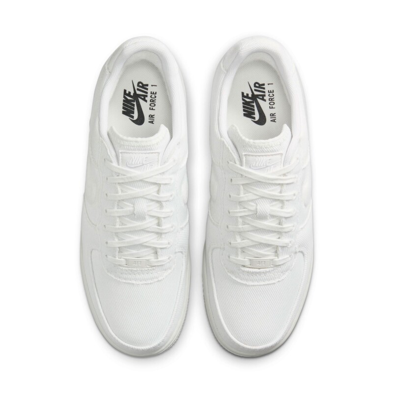 Championes Nike Air Force 1 Bajo Canvas de Hombre Blanco