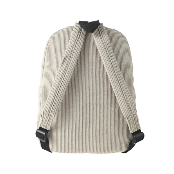 Mochila de pana blanca