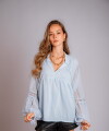 Camisa Mila celeste
