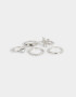 Sets Anillos Con Mariposas Set De Anillos Con Mariposas - Plateado