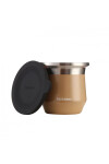 MATE TERRANO ACERO FLAP DORADO