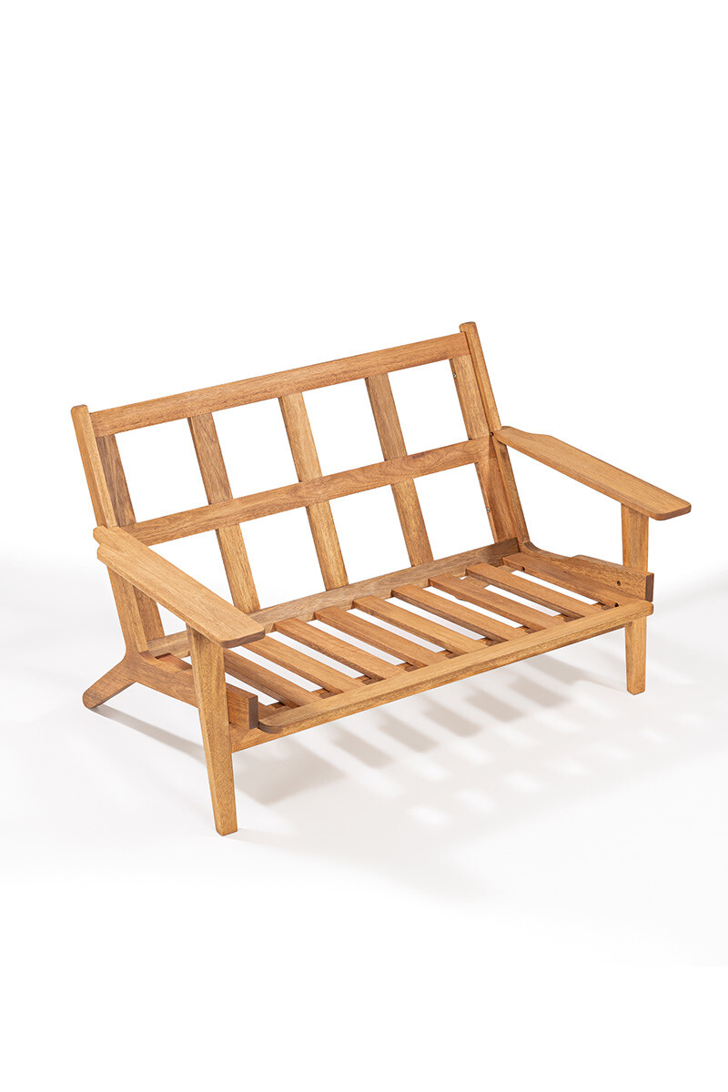 LOTUS SOFA SOFA LOTUS 2 LUGARES ACQUABLOCK NEGRO 144x87x86CM JATOBA