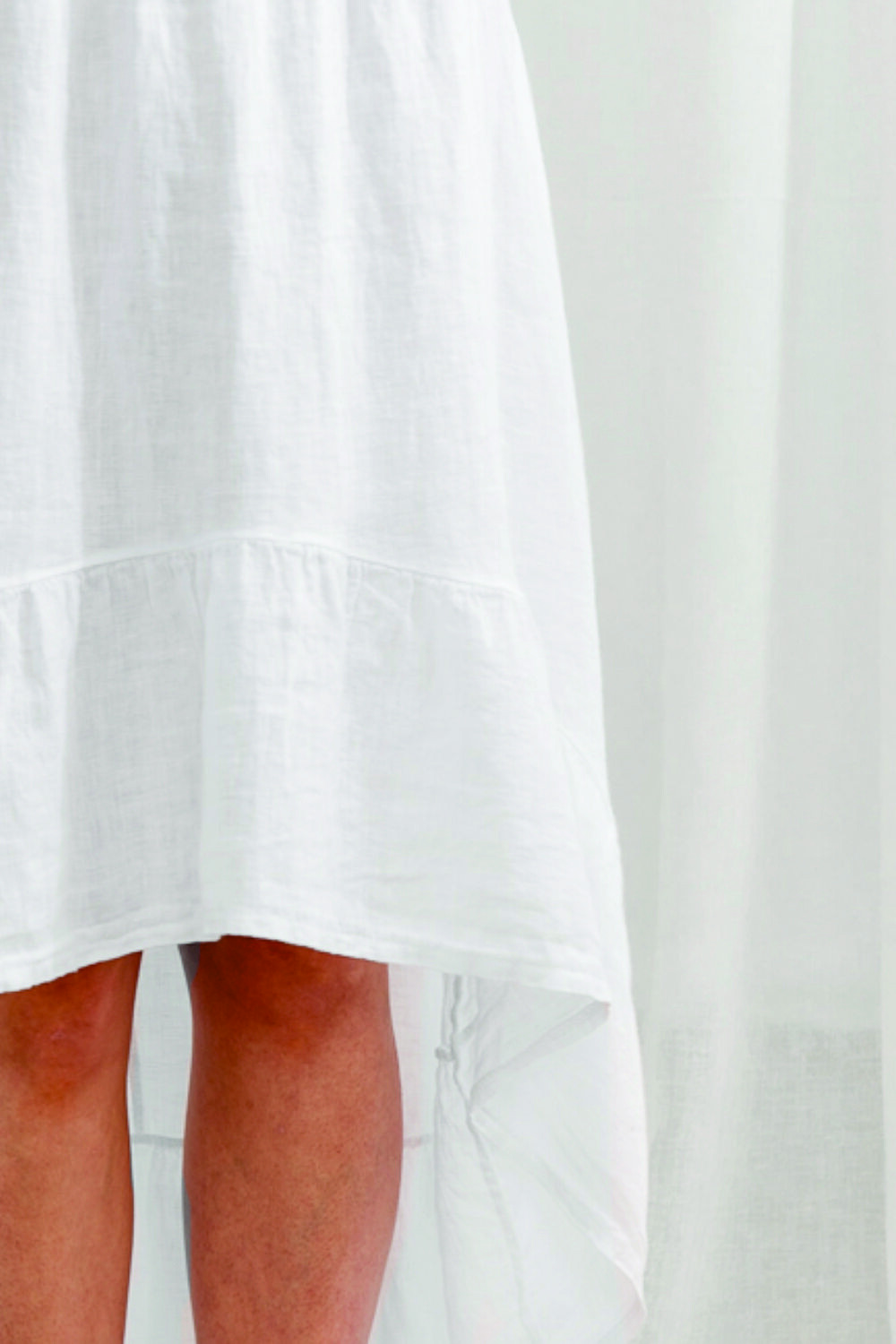 Falda Maddalena Blanco