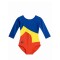 Malla Gimnasia Artística Colegio Seminario Azul/Amarillo/Rojo