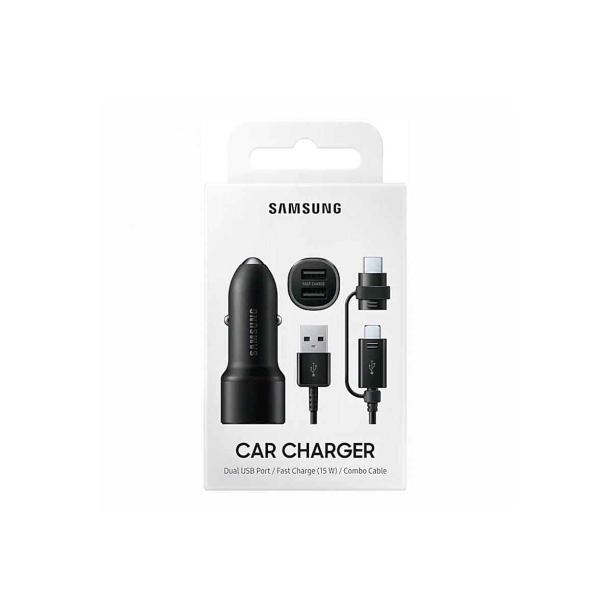 Fast Dual - Combo Car Charger (15W+15W) 