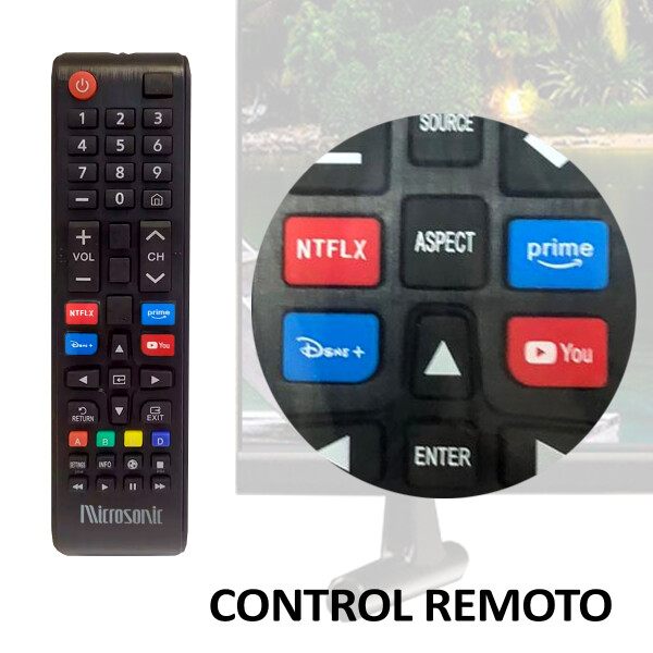 Smart Tv Led 32" Microsonic Leddgsm32b1 TV 32 MICROSONIC LEDDGSM32B1