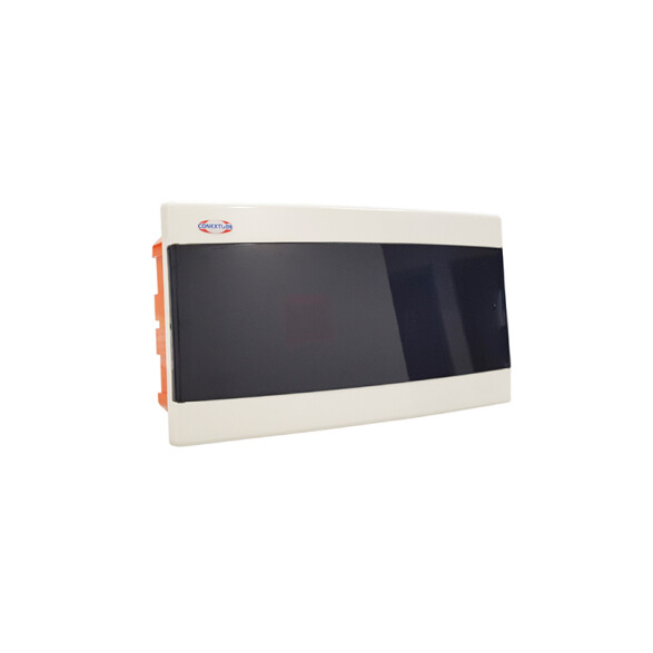 Tablero Luxury embutir DIN 18mod IP41 puerta fumé CO7825
