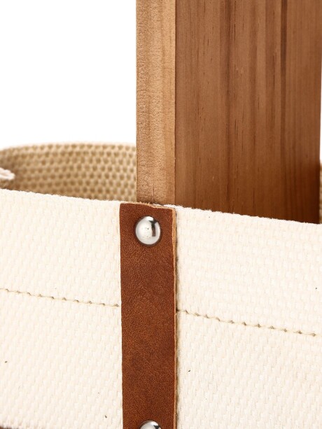 Matera De Auto Tela Brandy / Beige