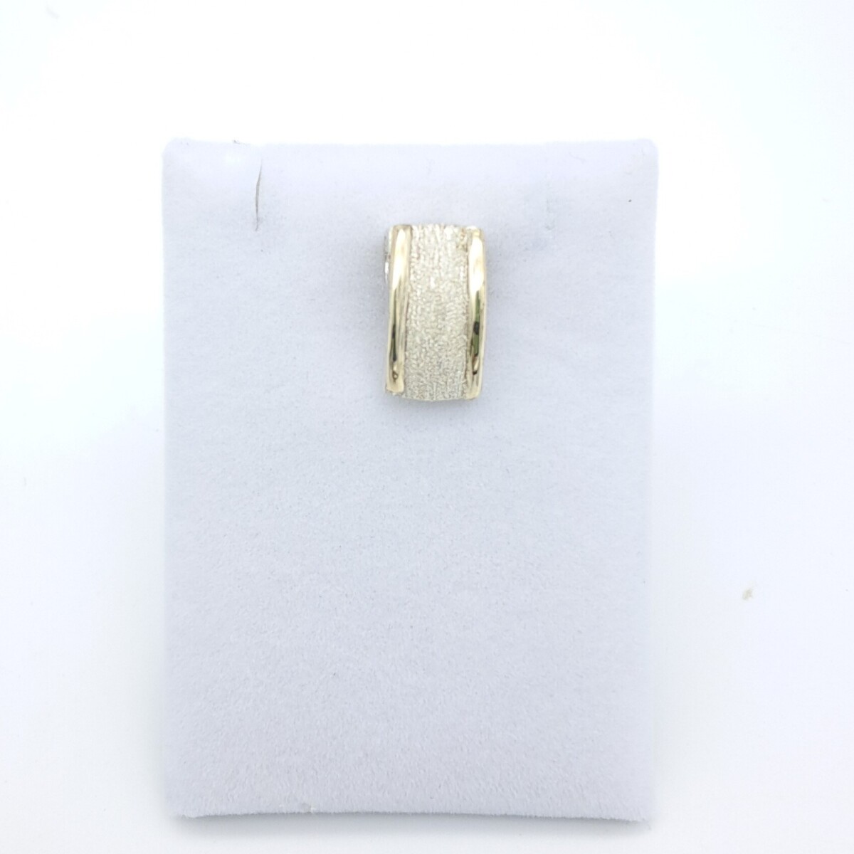 Colgante de plata 925 y double en oro 18 ktes pasante. 
