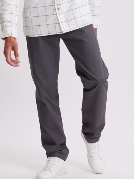 Pantalón chino Gris