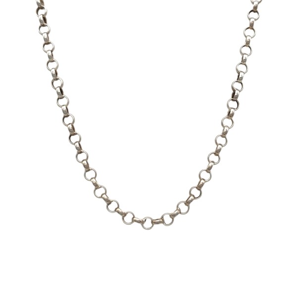 Cadena Rolo-Plata y Oro-Sin piedra-CD5043 sinpiedra