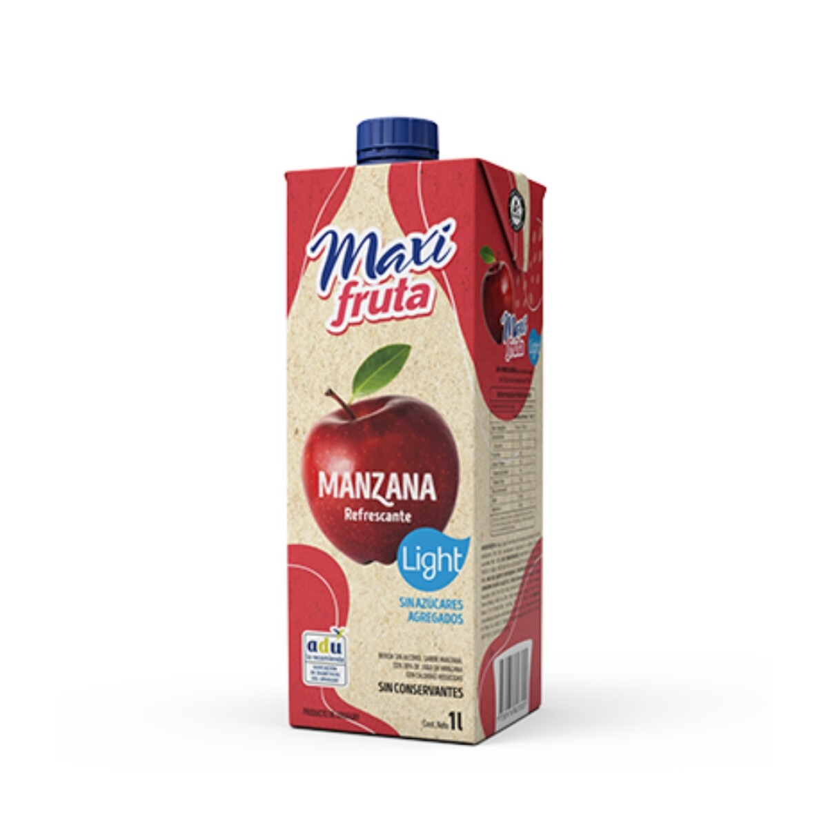 JUGO MAXI FRUTA LIGHT 1L MANZANA 