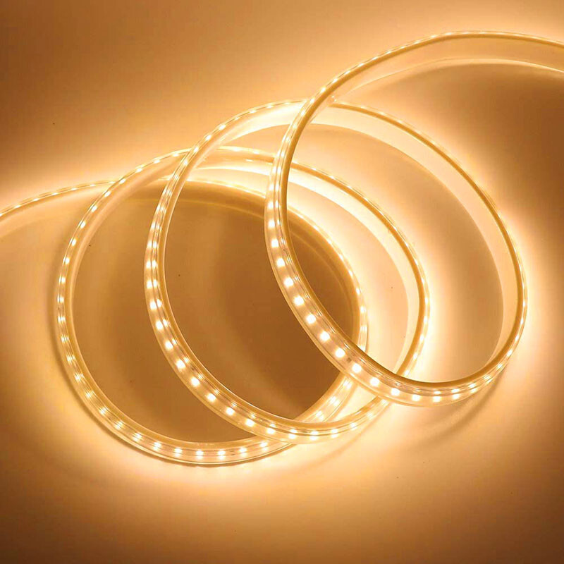 RC60221 Cinta LED 220V 10W/M IP68 x Metro Luz Cálida