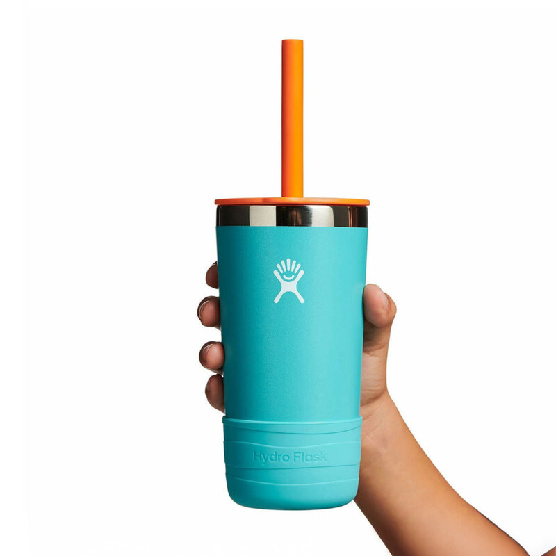 Kids 12 Oz Tumbler With Straw And Boot Seaspray