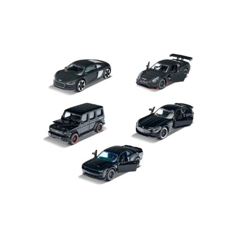 Majorette Black Edition Pack x 5 Majorette Black Edition Pack X 5
