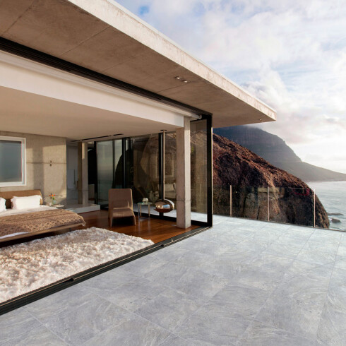 CERAMICA 68X68Cm Gris Ivory PISOS exterior antideslizante BLANCO