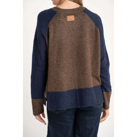 Sweater Color Block Marino