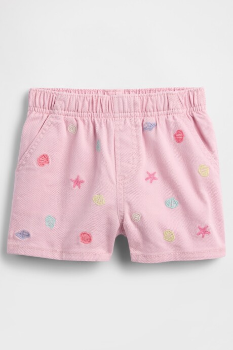 Short De Jean Toddler Niña Rose Mist