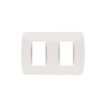 Plaqueta p/2 módulos blanco - Loft ELE01240