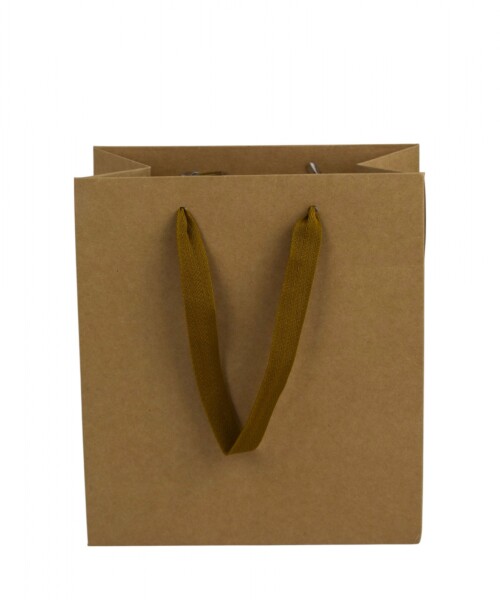 Bolsa cartulina eco 18x10x20 cm MADERA