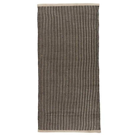 Alfombra HOSTA 65x140 negro/beige Negro/beige