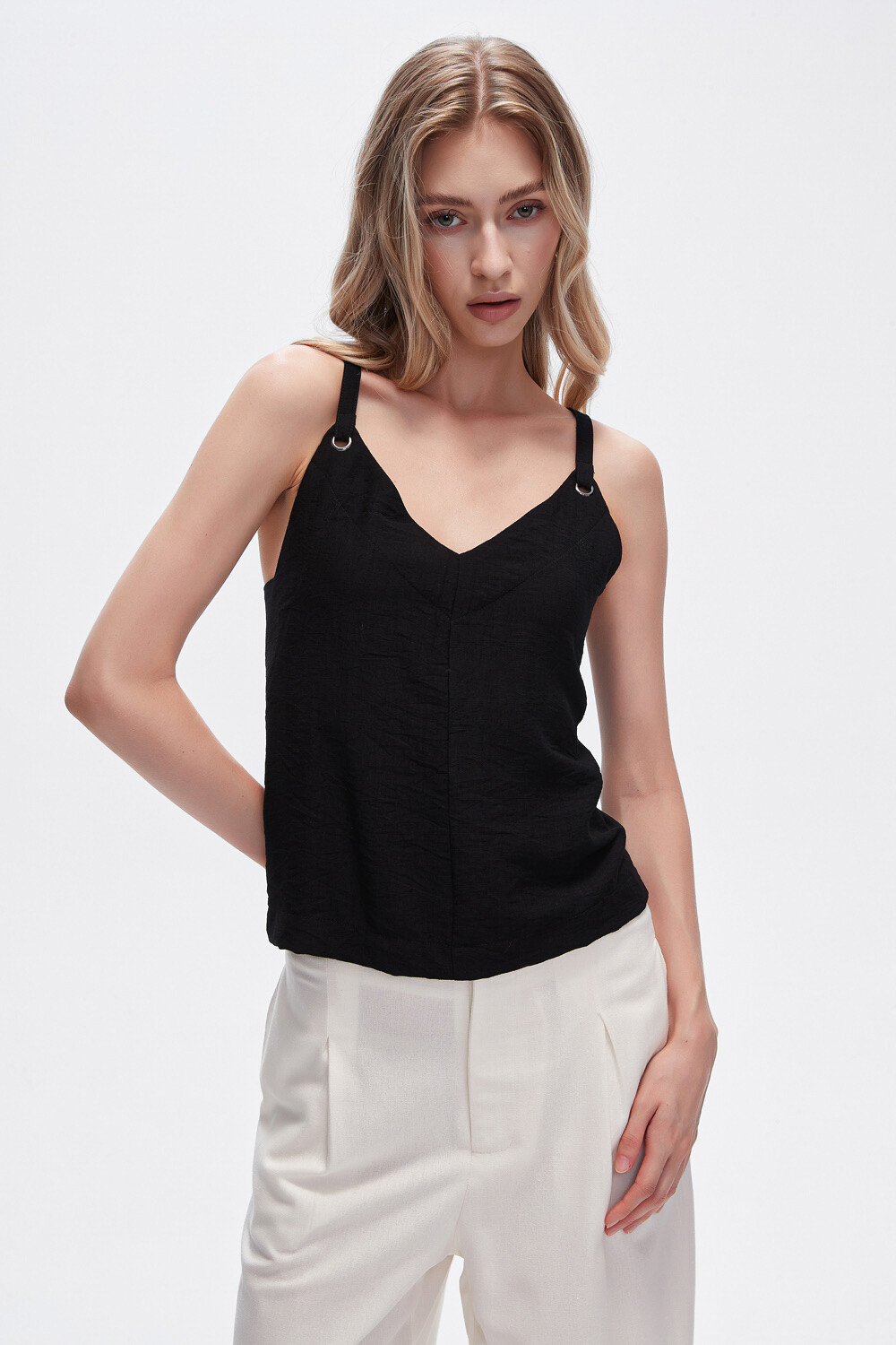 Musculosa Pedras Negro
