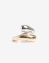 Anillos Medianos y Grandes Metal Anillo Metal Biplating - Dorado