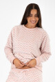 Pijama zigzag Marfil