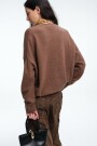 SWEATER CREW Marron