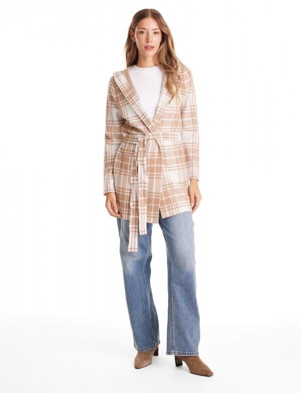 Cardigan Cuadrille BEIGE/MULTI