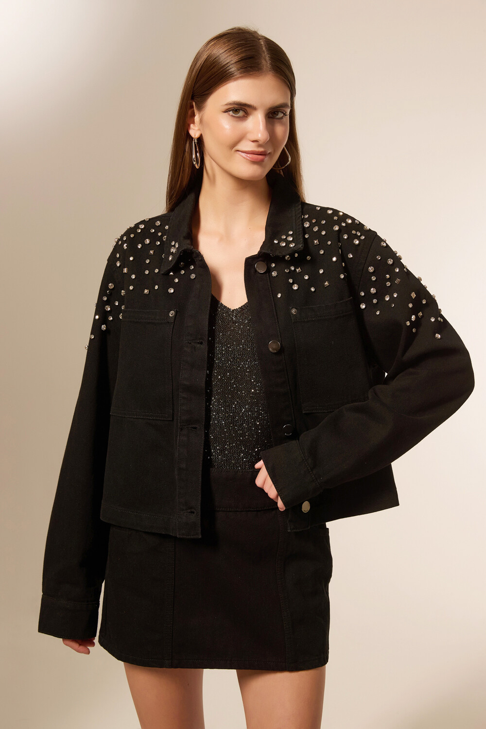 Campera Kuri Negro