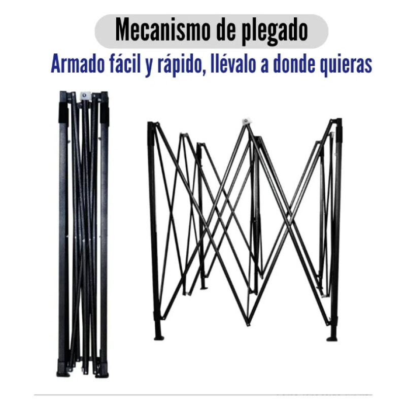 Gazebo Plegable Toldo Super Reforzado 2x2x2 Filtro Uv 15KG Rojo