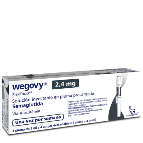 Wegovy 2.4mg Solución Inyectable en Pluma Precargada Vía Subcutánea Wegovy 2.4mg Solución Inyectable en Pluma Precargada Vía Subcutánea