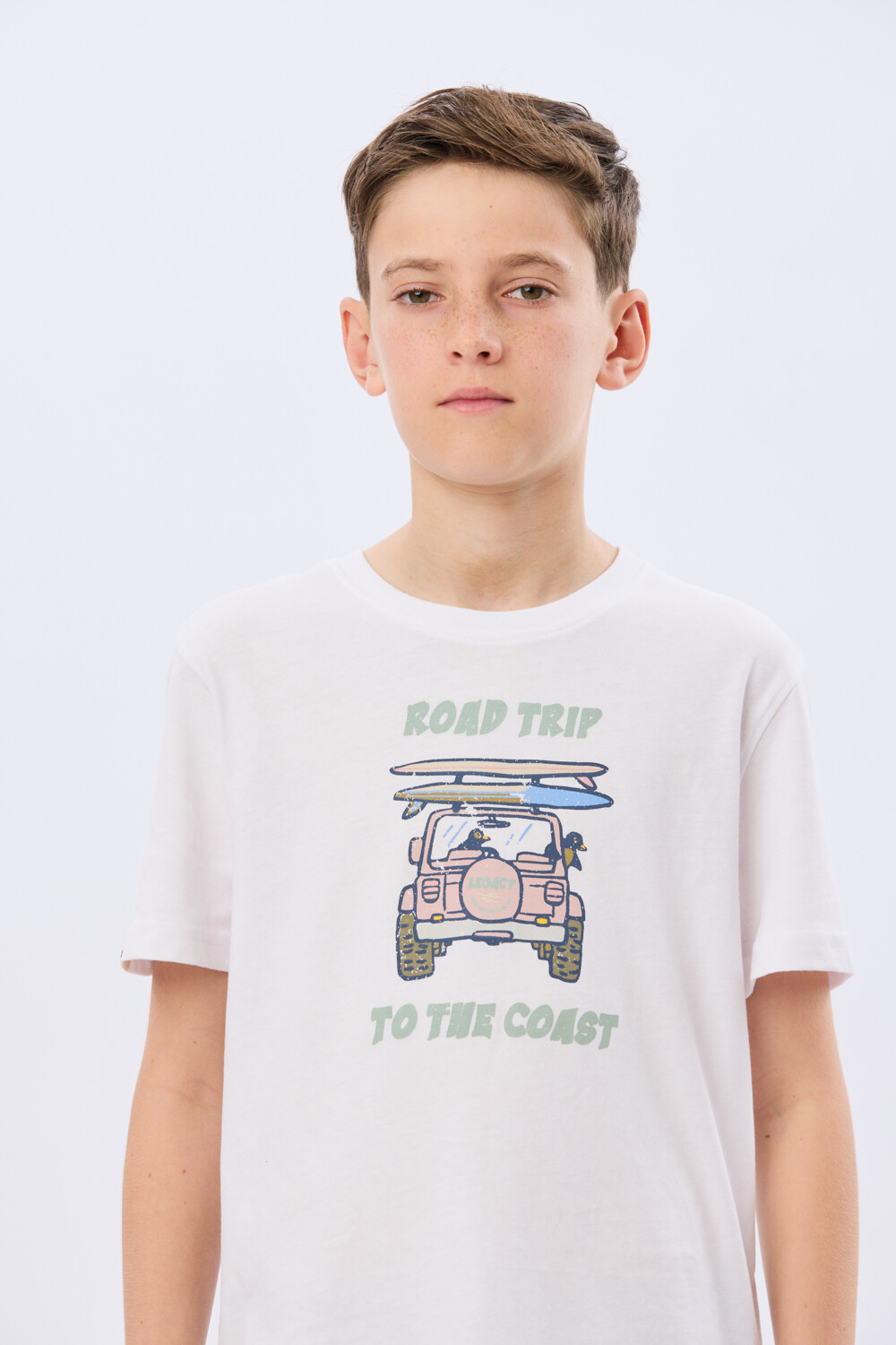 REMERA ESTAMPADA DE ALGODÓN Blanco