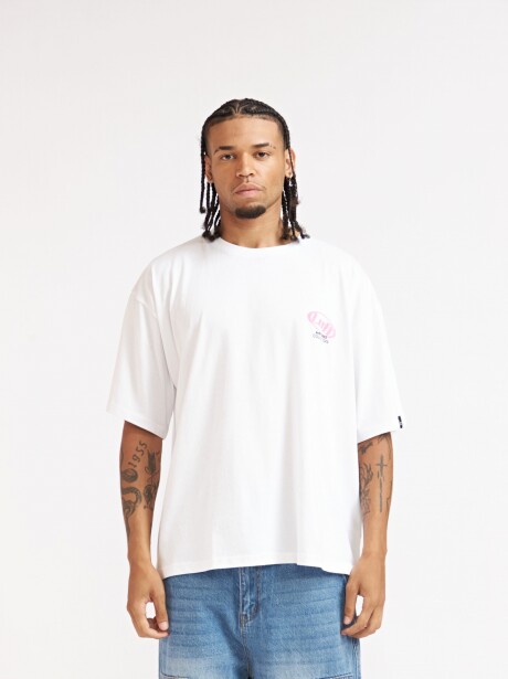 REMERA BOXY LOFF BLANCO