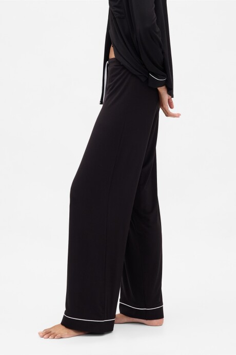 Pijama Pantalón De Modal Mujer Black