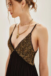 Vestido Murcia Sequins Negro