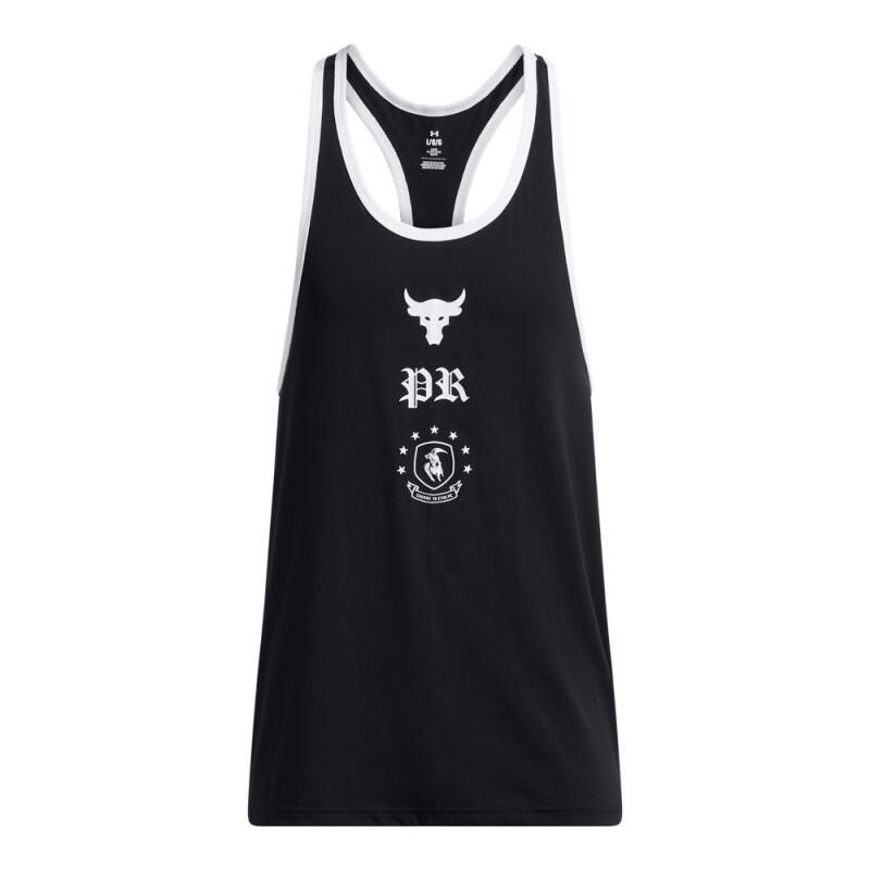 UA Pjt Rck Racer Tank BOH-BLK BLK-001