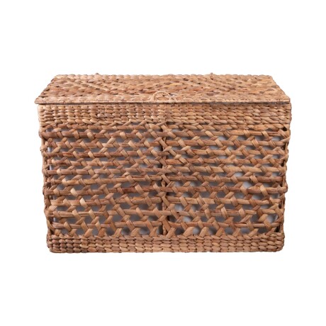CESTO PARA ROPA RATTAN-Y-MADERA NATURAL-BEIGE WHB 2439