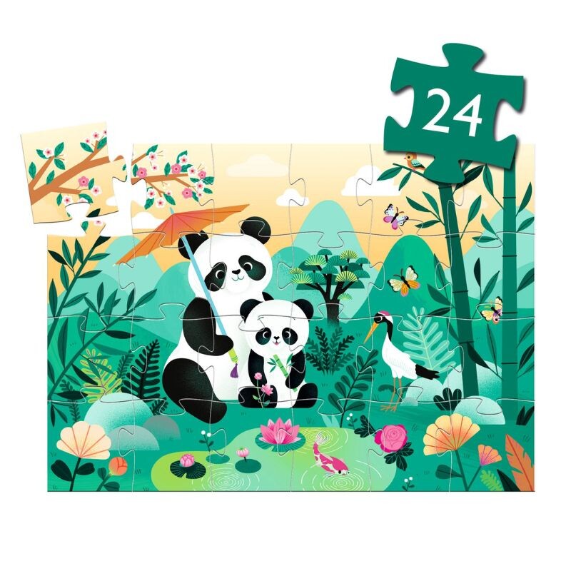 Puzzle Siluetas 42x30cm 24 Pcs 3+ Leo the Panda