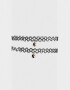 Chokers Tattoo Set De Chokers Con Dijes - Combinacion Bicolor