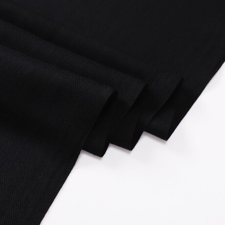 Chalina De Color Liso Negro