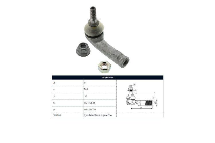 Puntero Ford Ka/Ecosport/Fiesta 05-25 Izq Puntero Ford Ka/Ecosport/Fiesta 05-25 Izq