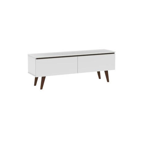 Rack para TV Lumax 2 puertas rustico 55 pulgadas Blanco