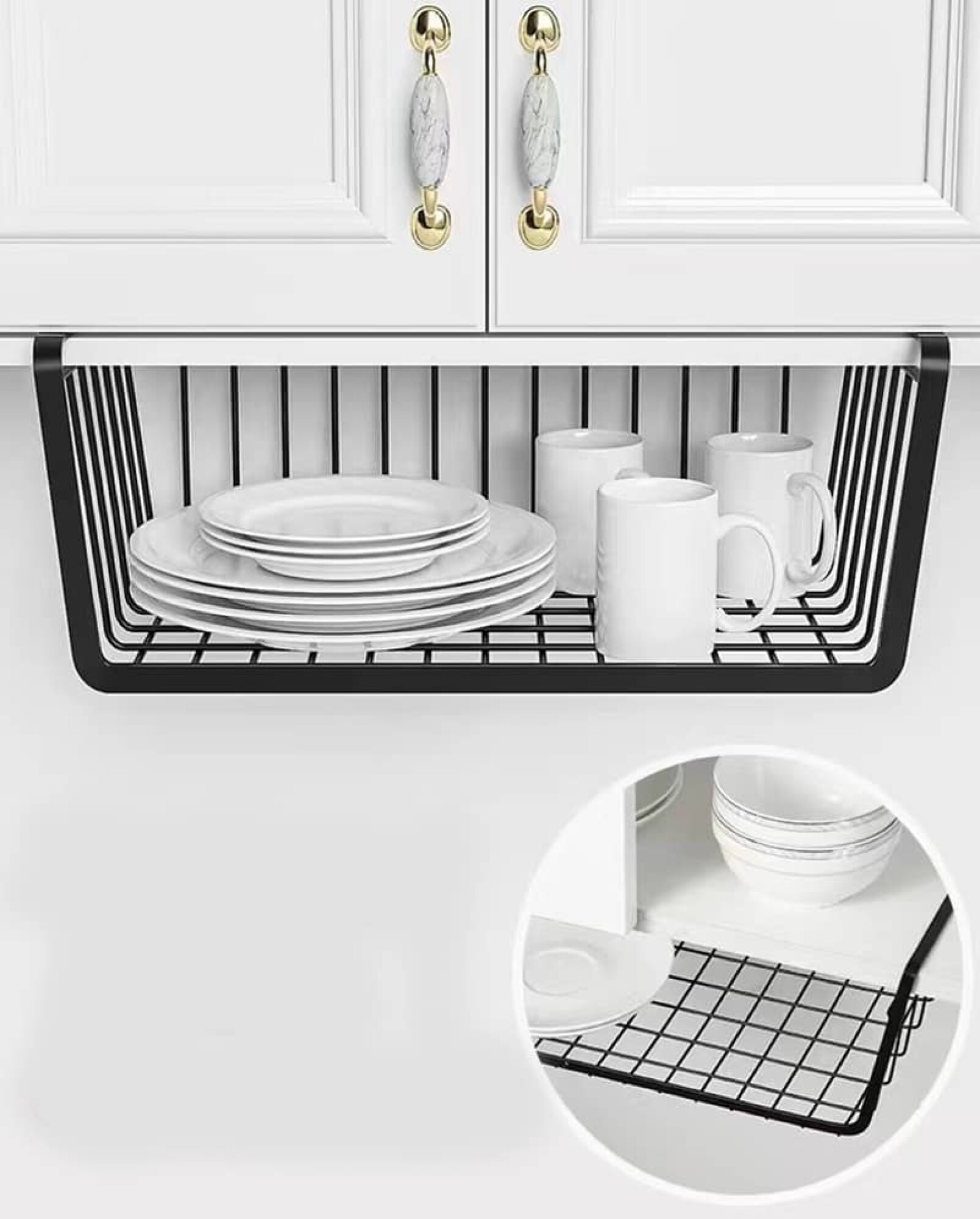 Organizador Cocina Colgante HAC24 Estantería Colgante Para Armario -  Organizador Cocina Metal 33x10x43 Cm Estantería Colgante Cocina, image size:1608x2000