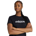 Remera de Mujer Adidas T Shirt Lin W Negro - Blanco