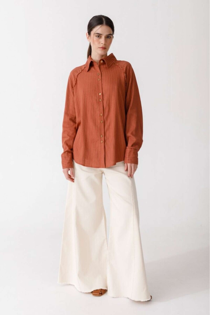 Camisa Raglan - Rayas Terrac 