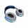 Auriculares BT Vincha Estéreo HD Livianos Azul