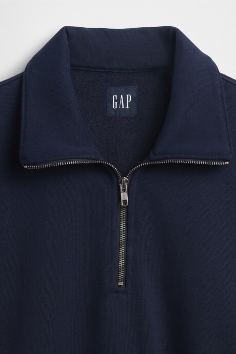 Buzo Deportivo Medio Cierre Hombre Navy Uniform